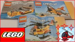 Лего Креатор 31029 Обзор  Lego Creator 31029 3 Вида Транспорта Вертолет  1 часть