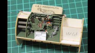 Сборка бумажной модели самолета KAWANISHI N1K2-J SHIDEN-KAI от HALINSKI