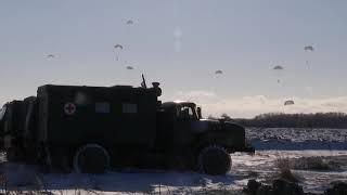 Десантирование морских пехотинцев Балтийского флота