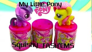 Распаковка и обзор на My Little Pony Squishy Fashems (Twilight Sparkle&Fluttershy)