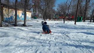 Детский мото-МИНИ-снегоход ROCKY!