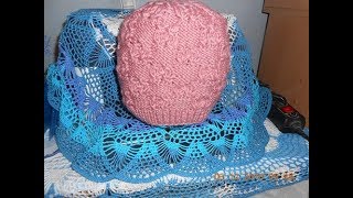 Забытый узор 2.Вяжем шапку спицами.Часть 1.
