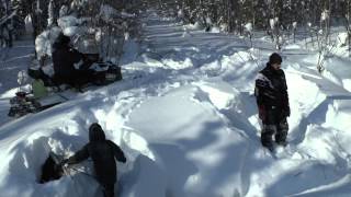 Горная Шория. Район Усть-Кабырзы( февраль2013г)видео