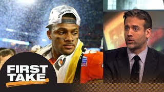 Max says Deshaun Watson reason Clemson lost to Alabama | First Take | ESPN