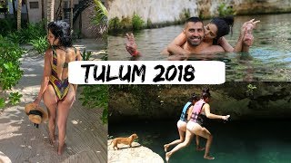 CONOCIMOS LOS FAMOSOS "CENOTES" TULUM MEXICO 2018 - vlogs diarios