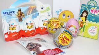 Kinder Mini Mix #17. Киндер Джой - Ледниковый период, Чупа-чупс ,Данли и др.