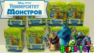 Университет Монстров, Фигурки и Слизь/Slimy Figurines Monsters University Kinder Surprise