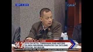 24 Oras: Sen. Gordon: Rubout ang pagpaslang kay BuCor Legal Chief Fredric Santos