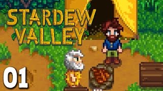 Stardew Valley Let's Play - Episode 1 - Tales of an Agrarian Hobo [Stardew Valley Gameplay]