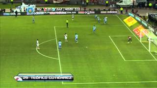 Gol de Gutiérrez. River 2 - Rafaela 0. Fecha 13. Torneo Final 2014. FPT