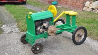 Homemade Wooden Tractor