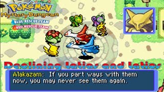 Declining Latias and Latios - Pokémon Mystery Dungeon Red/Blue Rescue Team