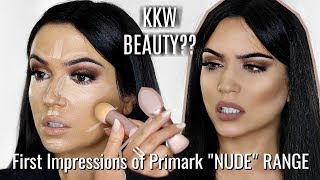 KKW BEAUTY DUPES?? First Impressions of PRIMARK 'NUDE' Collection