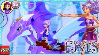 Lego Elves The Dragon Sanctuary Gust Wind Dragon Part 1 Build Review Silly Play - Kids Toys