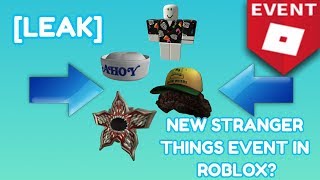 [LEAK] NEW STRANGER THINGS EVENT IN ROBLOX?