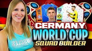 WORLD CUP 2018 GERMANY SQUAD BUILDER! FIFA 18 ULTIMATE TEAM