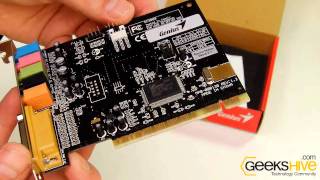 Genius Sound Maker Value 5.1 PCI - Unboxing by www.geekshive.com