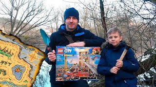 Ищем КЛАД по карте! Даник спас карту от ОГНЯ и что из этого вышло