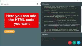 Code Editor - Mobirise HTML Page Builder v2.5