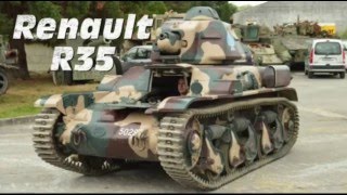 Driving the french tank Renault R35