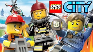 LEGO City Машинки, Полиция, Погоня - Все серии подряд. Прохождение игры лего