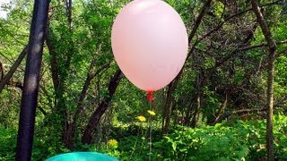 Надуваем шарик водородом (How to inflate a balloon with hydrogen)