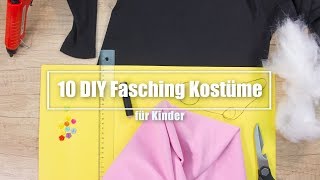 10 DIY Fasching Kostüme für Kinder zum Selbermachen