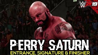 WWE 2K19 Perry Saturn Entrance, Signature, Finisher & Victory Motion | PC Mods