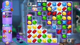 Wonka's World of Candy Level 713 - NO BOOSTERS + FULL STORY ? | SKILLGAMING ✔️