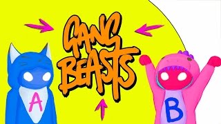GANG BEASTS - ОТОРВАЛИ УСИКИ ?(Монтаж, смешные моменты, угар)