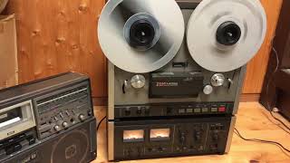 動画編集有り TEAC 6700-DX オープンリールデッキで曲を録音してみた