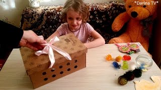 Раскрываем подарок от бабушки на день рождения Дарины