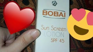 ريفيو عن صن بلوك بوباي | البشرة الدهنيه | تجربتي الشخصيه | BoBI  SUN SCREEN