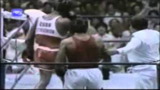 Teofilo Stevenson vs   Valeriy Abadzhyan, Finals +91 kg Friendship Games 1984