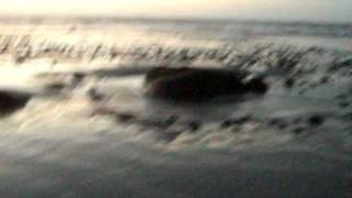 Tsunami en Japon, el mar se recoge en Arica (toma en bici 3)