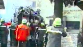 Brand Trinklhalle am 12.05.1990 in Siegenburg