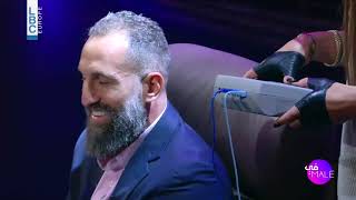 في male - كارلا حداد تقوم بصعق فادي الخطيب في "في Male"