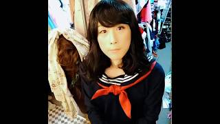 Crossdressing  japanese  girls traditional  school uniform