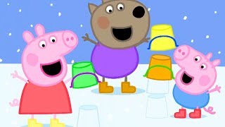 Peppa Pig in Hindi - Snow - Barf - हिंदी Kahaniya - Hindi Cartoons for Kids