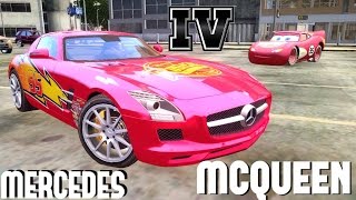 Lightning McQueen - 2011 Mercedes Benz SLS AMG v3.0 GTA IV [DOWNLOAD LINK]