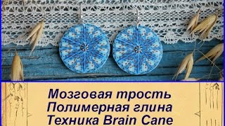Полимерная глина- Техника лепки мозговая трость* Мастер класс* Brain cane * polymer clay