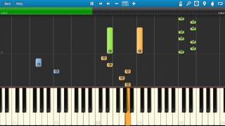 The Little Mermaid - Kiss The Girl - Piano Tutorial - Synthesia Cover - How To Play