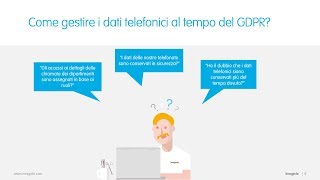 Aiuta i tuoi clienti a monitorare e gestire i dati telefonici in conformità al GDPR.
