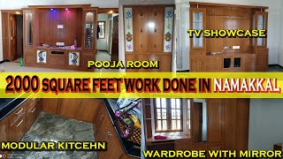PVC Modular Kitchen Tour,PVC Interiors,PVC Full Home Interior Design - Balabharathi 9663000555