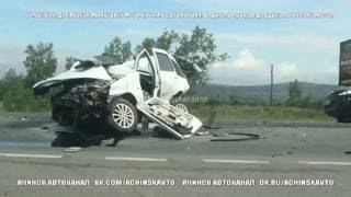 20.06.2016. ДТП Абакан-Минусинск М-54, 426 км. Водитель приоры девушка погибла на месте.