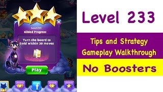 Bejeweled Stars - Level 233 - Tips and Strategy Gameplay Walkthrough No Power Ups