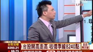 王信傑-1119 台股漲68點 收8260點 量747億∣88菁英會∣三立財經台CH88