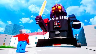 КИБОРГ ДАРТ ВЕЙДЕР ВЫШЕЛ НА ОХОТУ В ЛЕГО СИТИ В BRICK RIGS! ЛЕГО ВЫЖИВАНИЕ В БРИК РИГС! ВЫЖИВАНИЕ