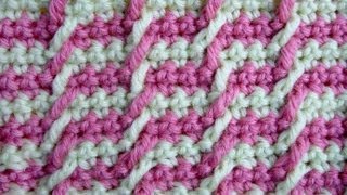 Узор вязания крючком 12 Жаккард - Сrochet pattern