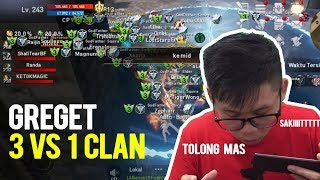 WAR TER GREGET 3 VS 1 CLAN, MENANG ????  - LINEAGE 2 REVOLUTION INDONESIA